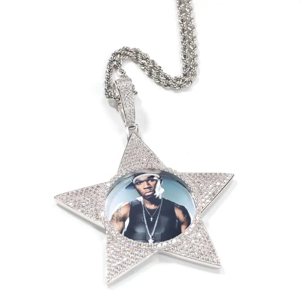 The Bling King New Star Shape Memory Gifts Round Photo Pendant Necklace Gold Punk Style Jewelry Fashion Christmas Gift
The Bling King New Star Shape Memory Gifts Round Photo Pendant Necklace Gold Punk Style Jewelry Fashion Christmas Gift