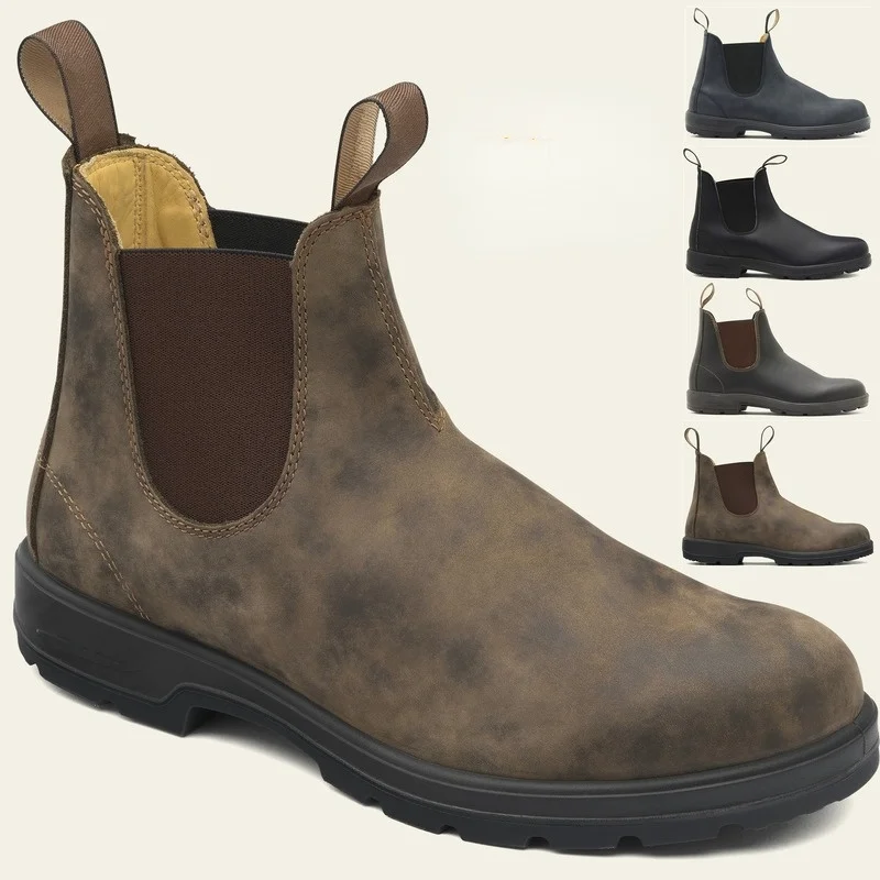 Plus Size 35-47 48 49 Retro Style Men's Women's Leather Ankle Boots High Quality Couples Unisex Business Dress Chelsea Boots
Plus Size 35-47 48 49 Retro Style Men's Women's Leather Ankle Boots High Quality Couples Unisex Business Dress Chelsea Boots