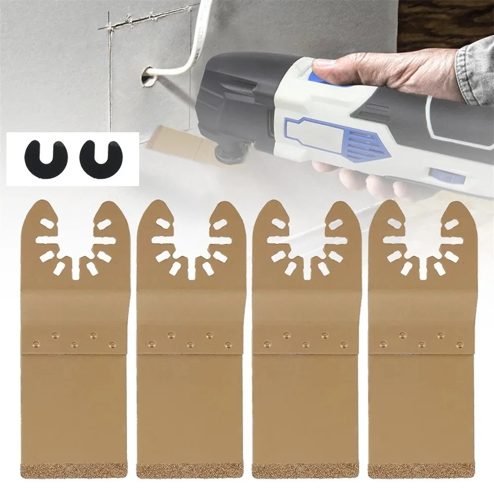 New Arrival 4 Packs 9*3.5CM Universal Oscillating Diamond Saw Blade Quick Release Multifunction Tool Wood Metal Cutting Tool
New Arrival 4 Packs 9*3.5CM Universal Oscillating Diamond Saw Blade Quick Release Multifunction Tool Wood Metal Cutting Tool