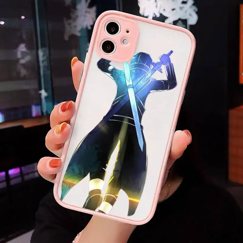Sword Art Online Phone Cases matte transparent For Pink iPhone 7 8 x xs xr 11 12 pro plus max mini Clear Funda
Sword Art Online Phone Cases matte transparent For Pink iPhone 7 8 x xs xr 11 12 pro plus max mini Clear Funda