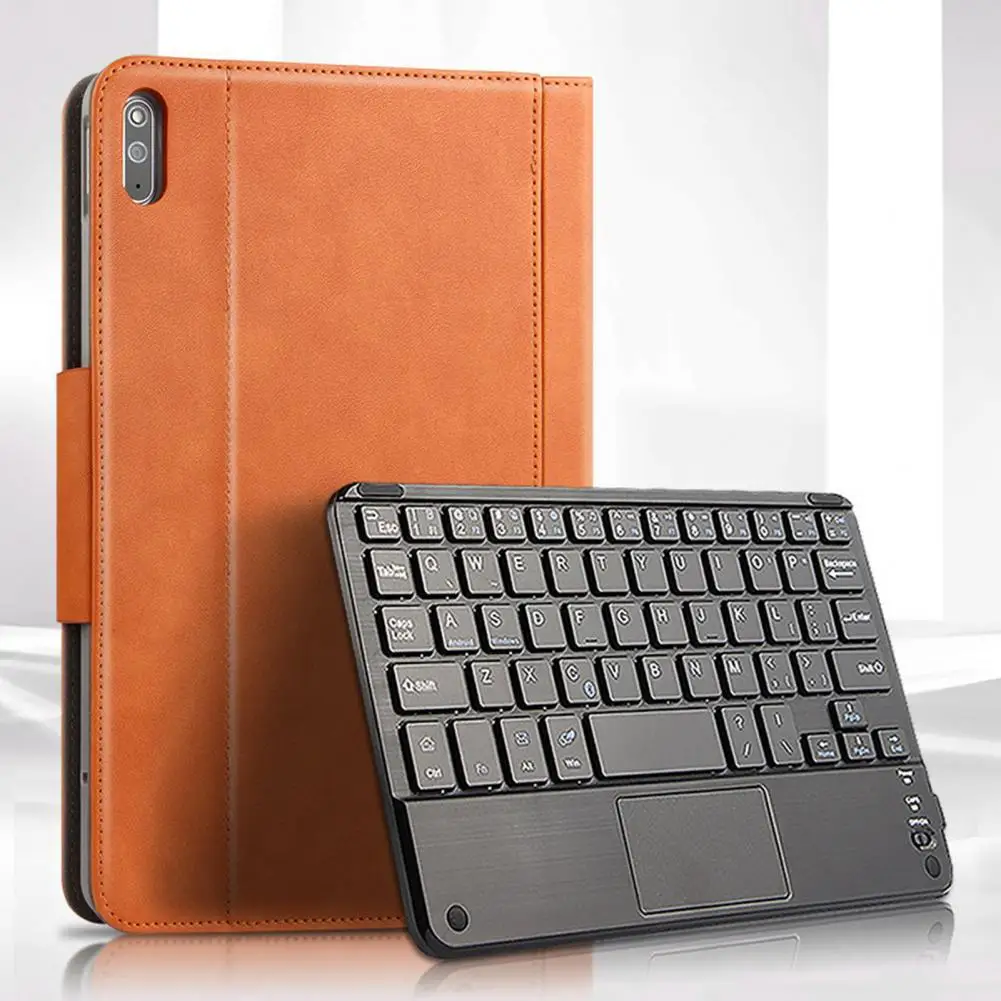 

3 шт./компл. тонкая магнитная Беспроводная Bluetooth клавиатура и мышь с защитным чехлом для планшета Huawei MatePad 10,4 дюйма