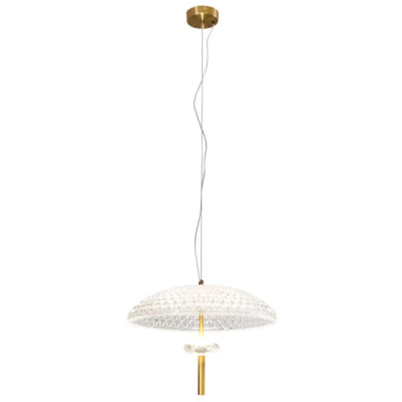 Nordic Simple Restaurant Bar Bedside Chandelier Small Umbrella Glass Window Single Head Lamp Jellyfish Lamp LED Bulbs White Iron
Nordic Simple Restaurant Bar Bedside Chandelier Small Umbrella Glass Window Single Head Lamp Jellyfish Lamp LED Bulbs White Iron
