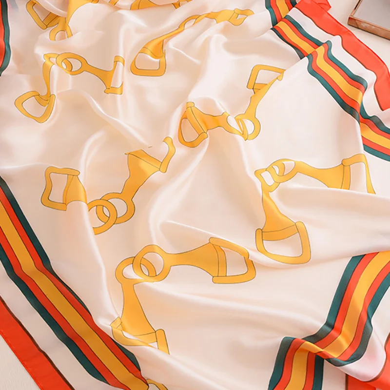 2021 Women Imitation Silk Scarf Chain Print Shawls Office Lady Soft Wraps Female Headscarf Beach Towel Best Gift 90x180cm
2021 Women Imitation Silk Scarf Chain Print Shawls Office Lady Soft Wraps Female Headscarf Beach Towel Best Gift 90x180cm