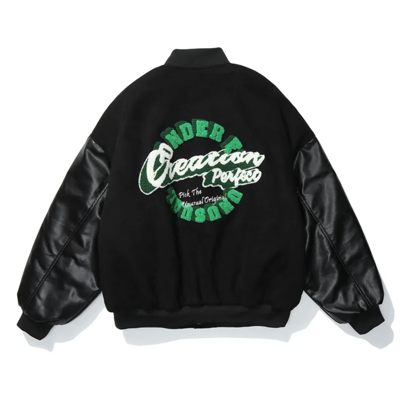 Men's Hip Hop Suede Thick Coat Street Baseball Jacket Winter Coat Harajuku Patchwork Bomber Jacket 2021 New Fashion Casual Coat
Men's Hip Hop Suede Thick Coat Street Baseball Jacket Winter Coat Harajuku Patchwork Bomber Jacket 2021 New Fashion Casual Coat
