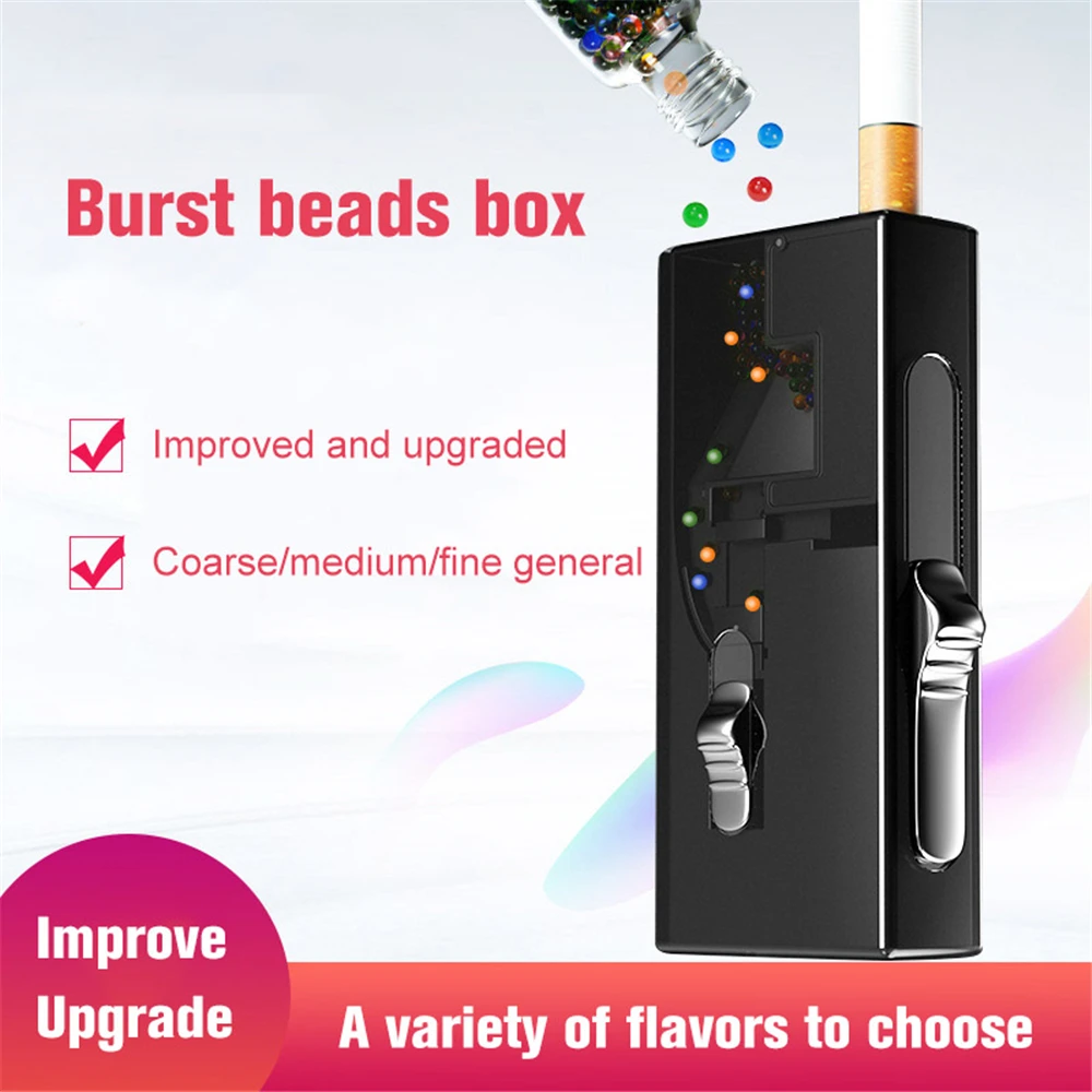 Box Smoking Cigarette Explosion Beads Pusher Upgrade Smoke Push-ball Pop-up Smoke ice Beads Accessory Tools For Drop shipping
Box Smoking Cigarette Explosion Beads Pusher Upgrade Smoke Push-ball Pop-up Smoke ice Beads Accessory Tools For Drop shipping