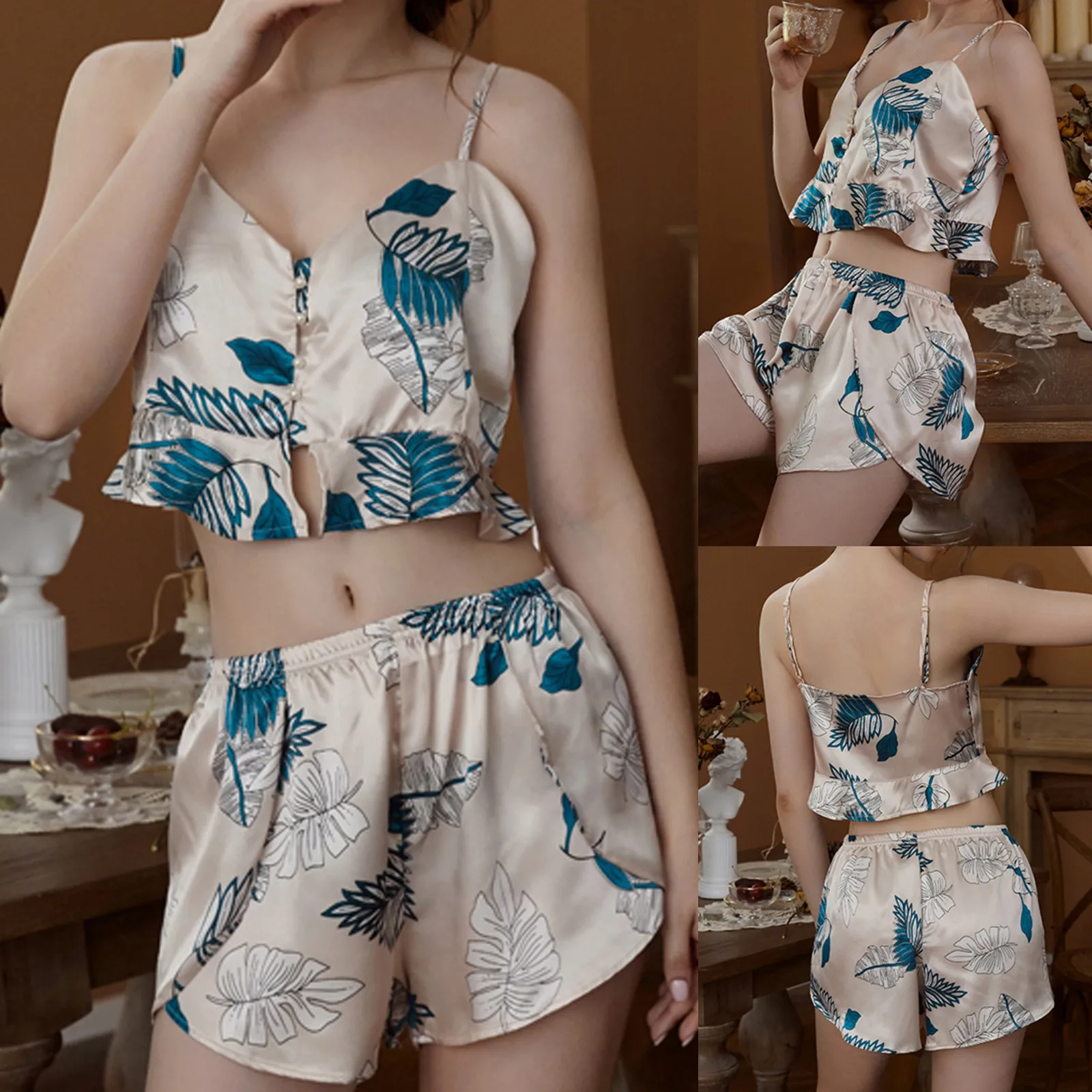Women Pajamas Suit Sexy Lace Sleepwear Lingerie Temptation Bra Nightie Underwear Nightwear Sleep Set Female Nightgowns Mujer
Women Pajamas Suit Sexy Lace Sleepwear Lingerie Temptation Bra Nightie Underwear Nightwear Sleep Set Female Nightgowns Mujer