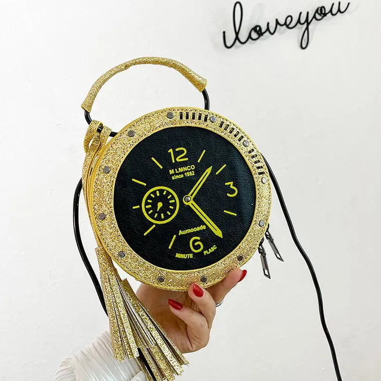 Creative Fashion Crossbody Bags Women Clock Shaped PU Shoulder Bag Small Phone Bag Purses Handbag Flap Bolsa Feminina Bags Women
Creative Fashion Crossbody Bags Women Clock Shaped PU Shoulder Bag Small Phone Bag Purses Handbag Flap Bolsa Feminina Bags Women