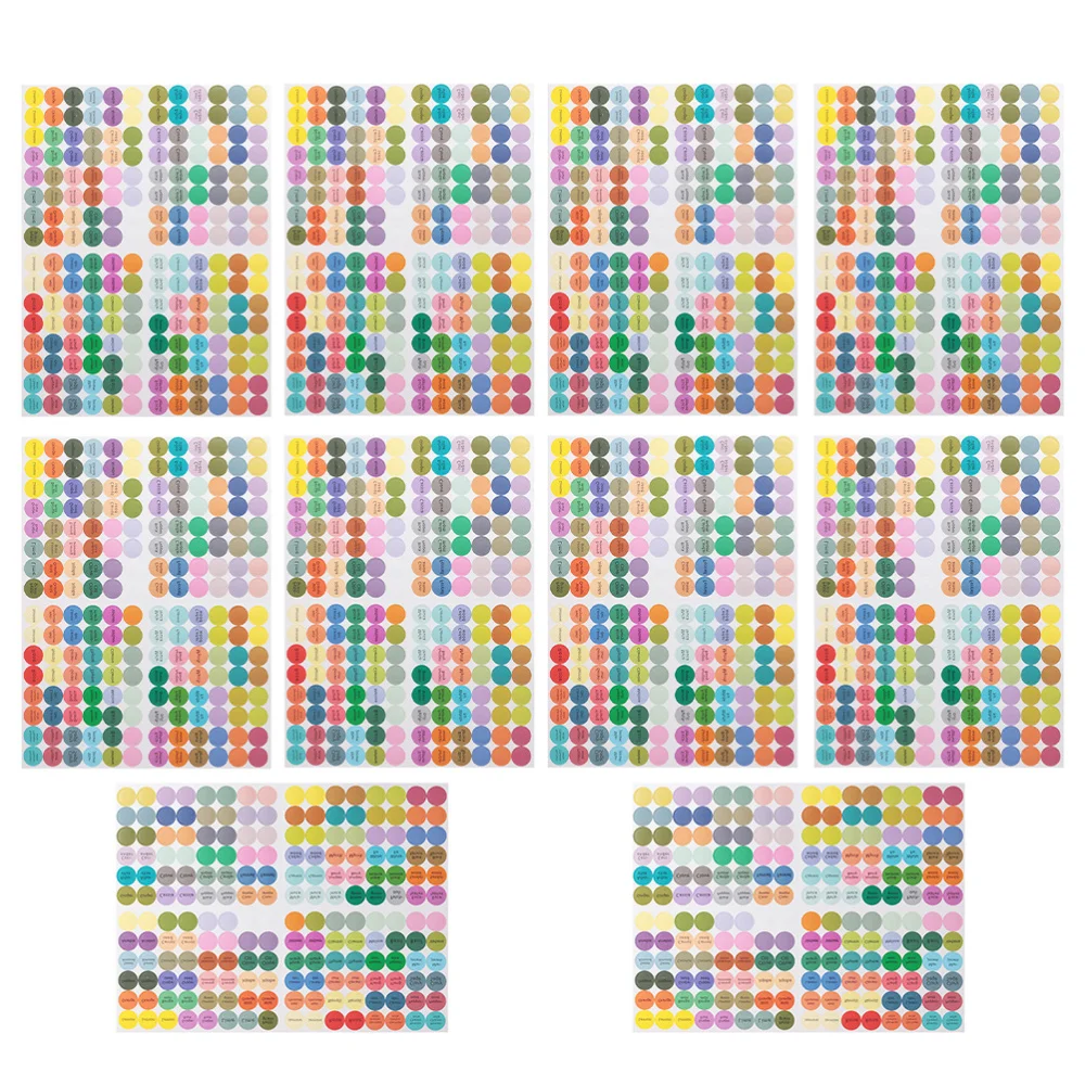 10pcs Rounded Tag Stickers Adhesive Oil Bottle Decals Labels for Home (Colorful)
10pcs Rounded Tag Stickers Adhesive Oil Bottle Decals Labels for Home (Colorful)