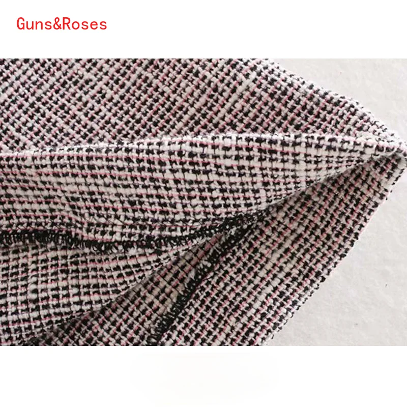 Women Vintage Stylish Houndstooth Tweed Shorts Fashion High Waist Side Pockets Female Short Pants Casual Pantalones Mujer
Women Vintage Stylish Houndstooth Tweed Shorts Fashion High Waist Side Pockets Female Short Pants Casual Pantalones Mujer