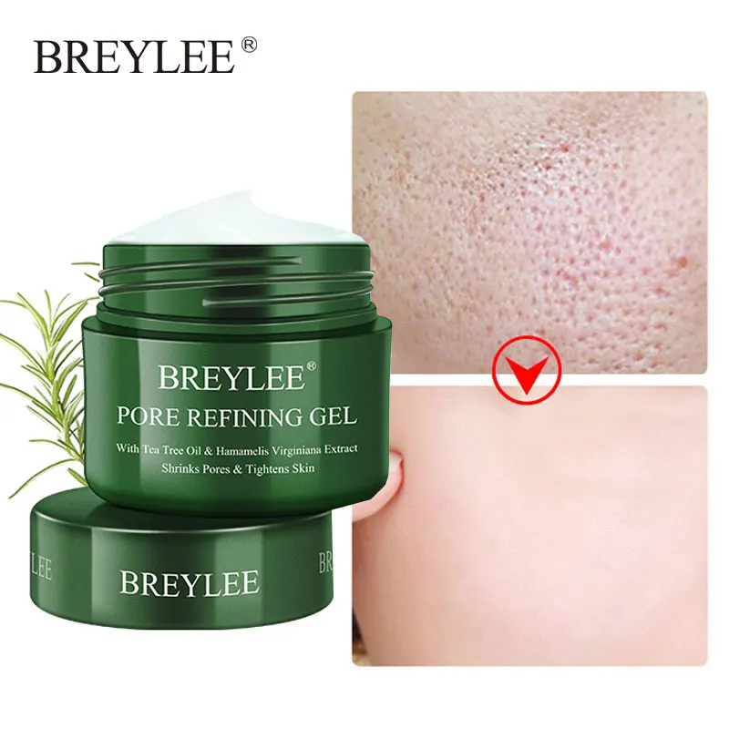 BREYLEE Pore Refining Gel Shrink Pores Moisturize Tighten Skin Care Repair Dry Skin Oil-control Anti-Aging Face Cream Tea Tree
BREYLEE Pore Refining Gel Shrink Pores Moisturize Tighten Skin Care Repair Dry Skin Oil-control Anti-Aging Face Cream Tea Tree