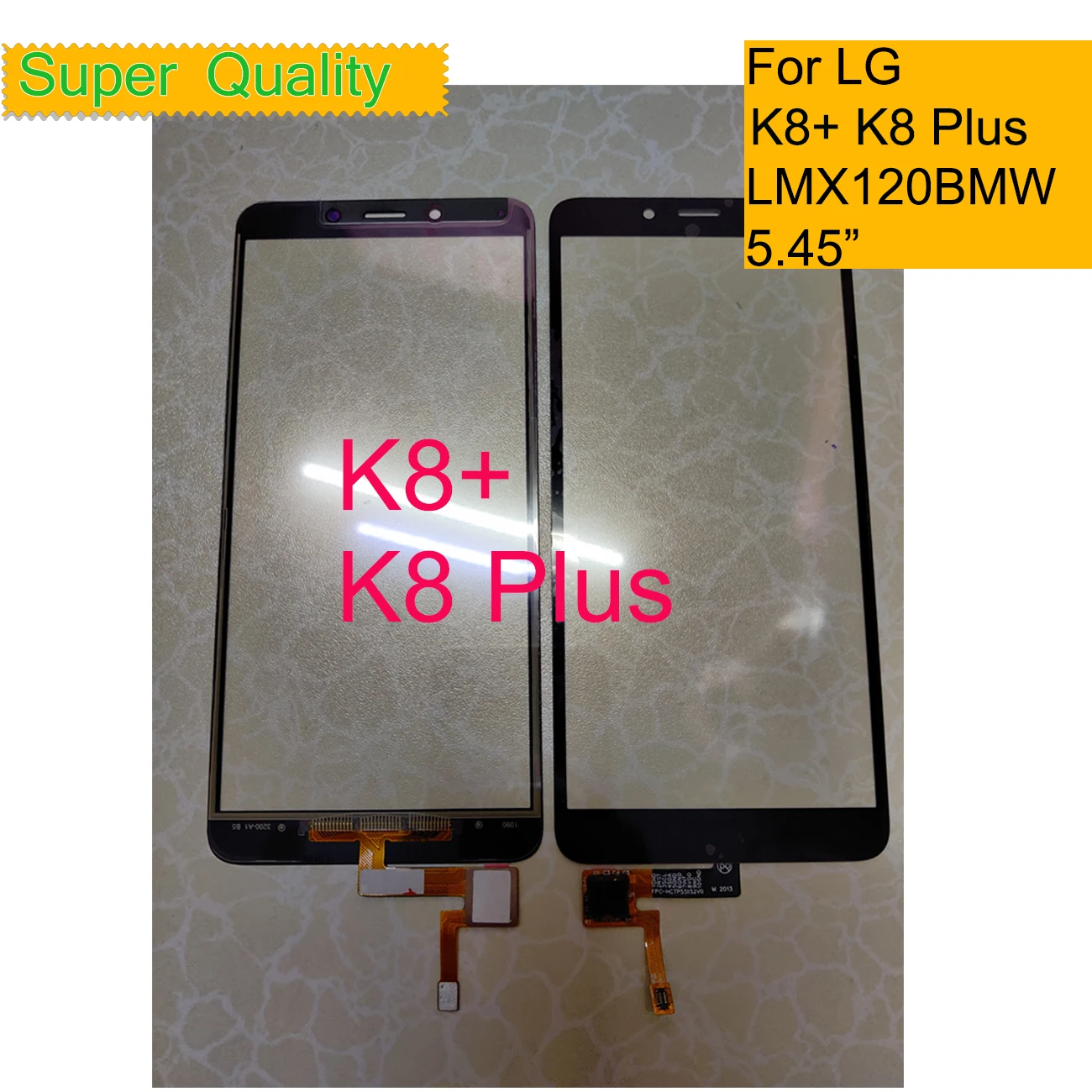 10 шт./лот для LG K8 + Plus LMX120BMW сенсорный экран панель Датчик дигитайзер Переднее
