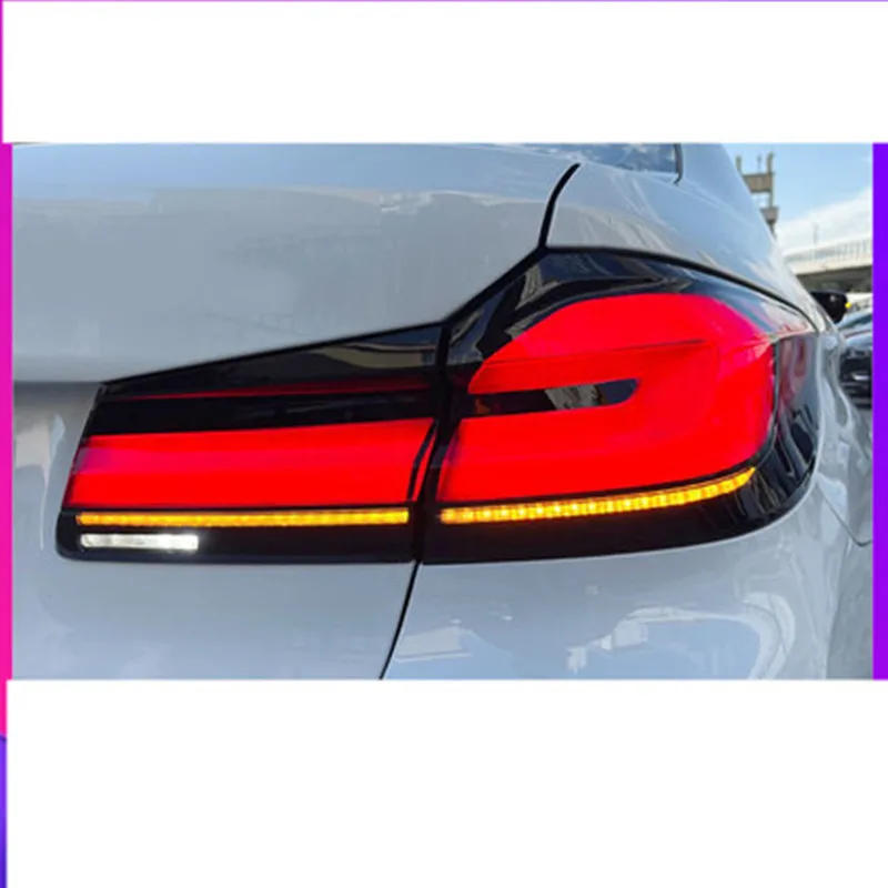 

Автомобильный светодиодный задний фонарь в сборе для BMW 5 серии G30 G38 2018-21 Тормозная задняя фара указателя поворота для вождения задняя фара для автомобиля