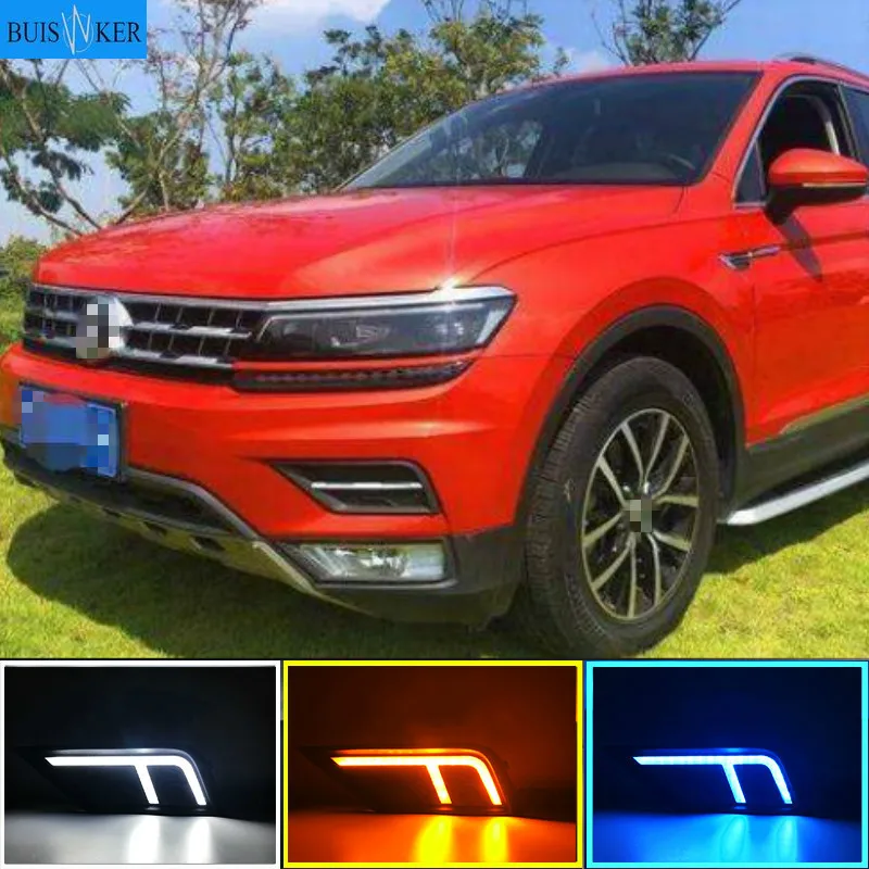1 пара автомобильный светильник для Volkswagen VW Tiguan 2017 2018 2019 DRL Дневной светильник с желтым сигналом поворота противотуманная фара
1 пара автомобильный светильник для Volkswagen VW Tiguan 2017 2018 2019 DRL Дневной светильник с желтым сигналом поворота противотуманная фара