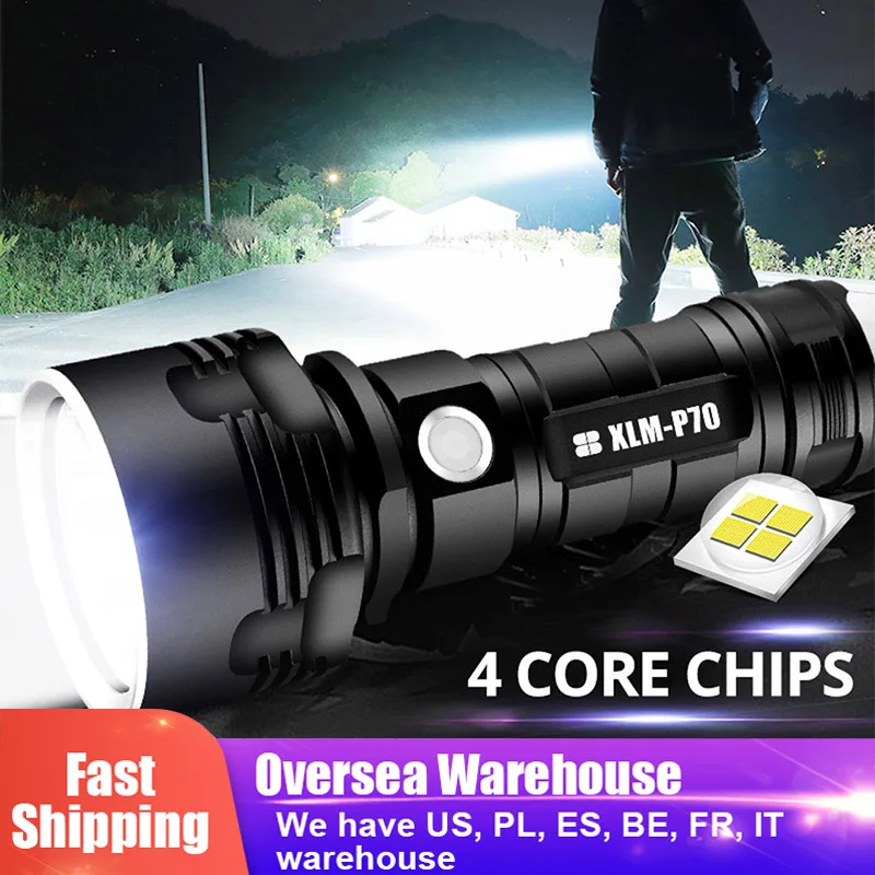 Ultra Powerful Filed Flashlight L2 XHP50 Tactical Torch USB Rechargeable Linterna Waterproof Lamp Ultra Bright Lantern Camping
Ultra Powerful Filed Flashlight L2 XHP50 Tactical Torch USB Rechargeable Linterna Waterproof Lamp Ultra Bright Lantern Camping