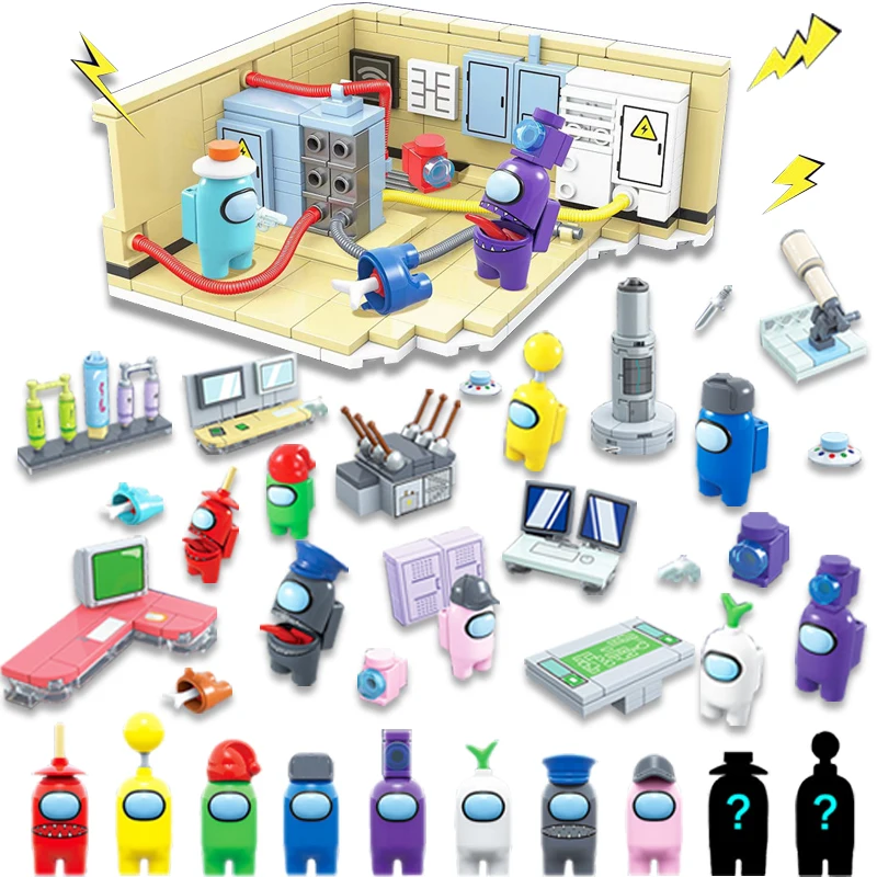 New Amongs Game US Model Kits Building Blocks Sets Mini Toys Bricks Juguetes DIY Education For Children As Christmas Kids Gifts
New Amongs Game US Model Kits Building Blocks Sets Mini Toys Bricks Juguetes DIY Education For Children As Christmas Kids Gifts