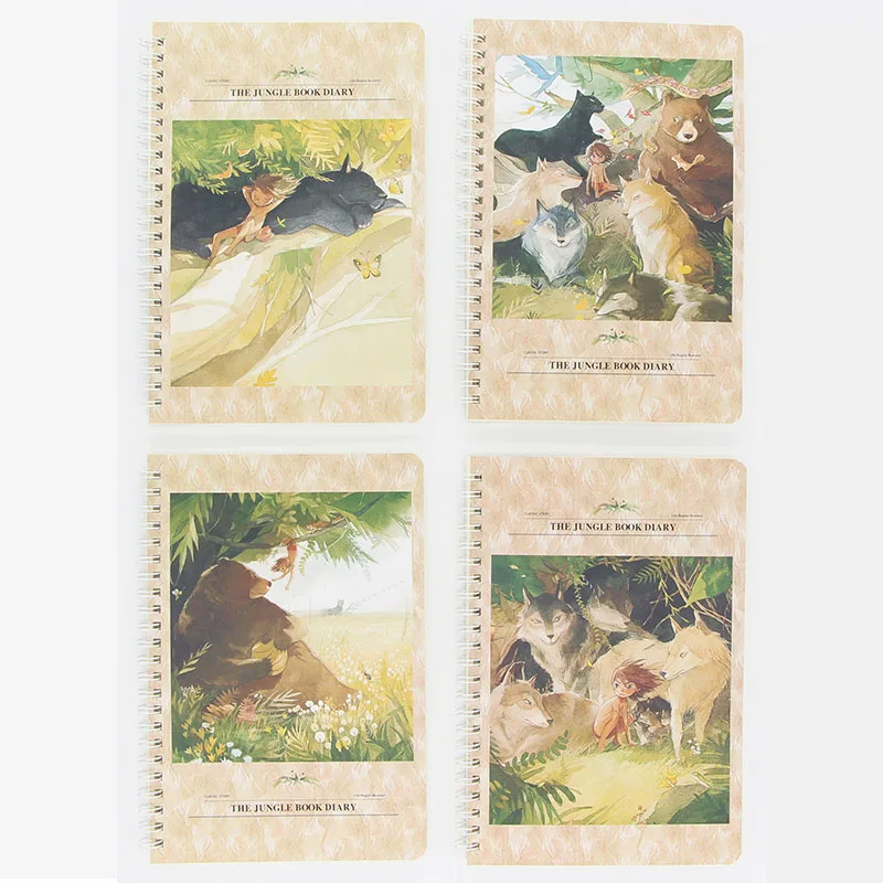 4 pcs/lot Creative Wolf Boy Coil Notebook Cute Loose leaf Blank Word Book Card Tearable Notepads Stationery school supplies
4 pcs/lot Creative Wolf Boy Coil Notebook Cute Loose leaf Blank Word Book Card Tearable Notepads Stationery school supplies