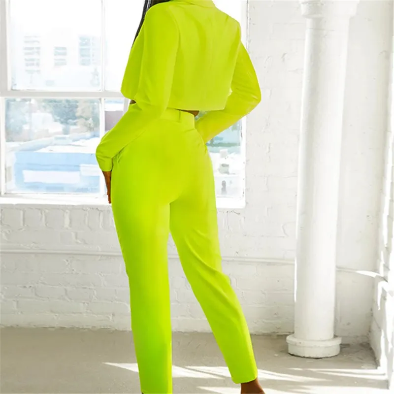 Yesexy 2020 Autumn Winter Notched Neck Women Blazer Suit Set 2Pcs Female Sets Solid Color Lace up Office Lady Suit Sets MQ346
Yesexy 2020 Autumn Winter Notched Neck Women Blazer Suit Set 2Pcs Female Sets Solid Color Lace up Office Lady Suit Sets MQ346