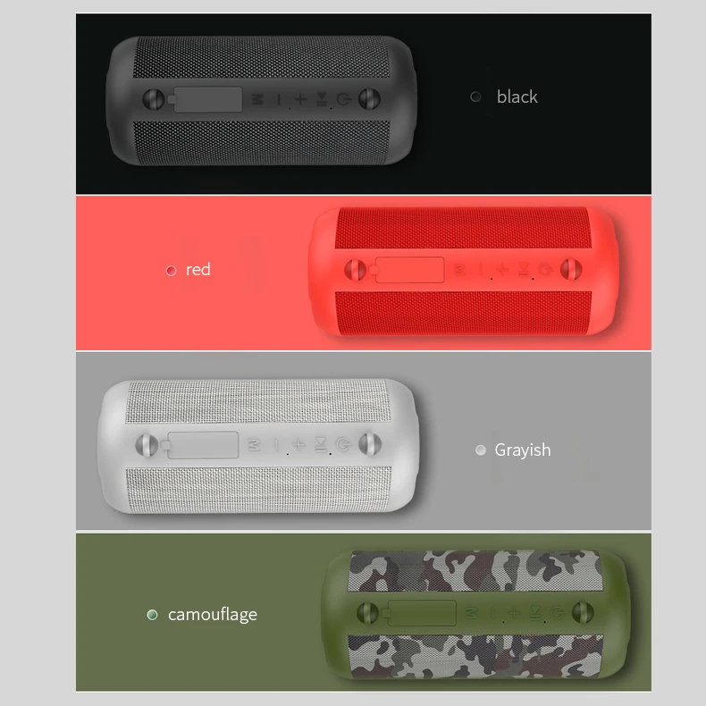 TWS 5.0 outdoor bluetooth speaker 3600mAh large-capacity battery IPX6 waterproof, support high-definition call
TWS 5.0 outdoor bluetooth speaker 3600mAh large-capacity battery IPX6 waterproof, support high-definition call