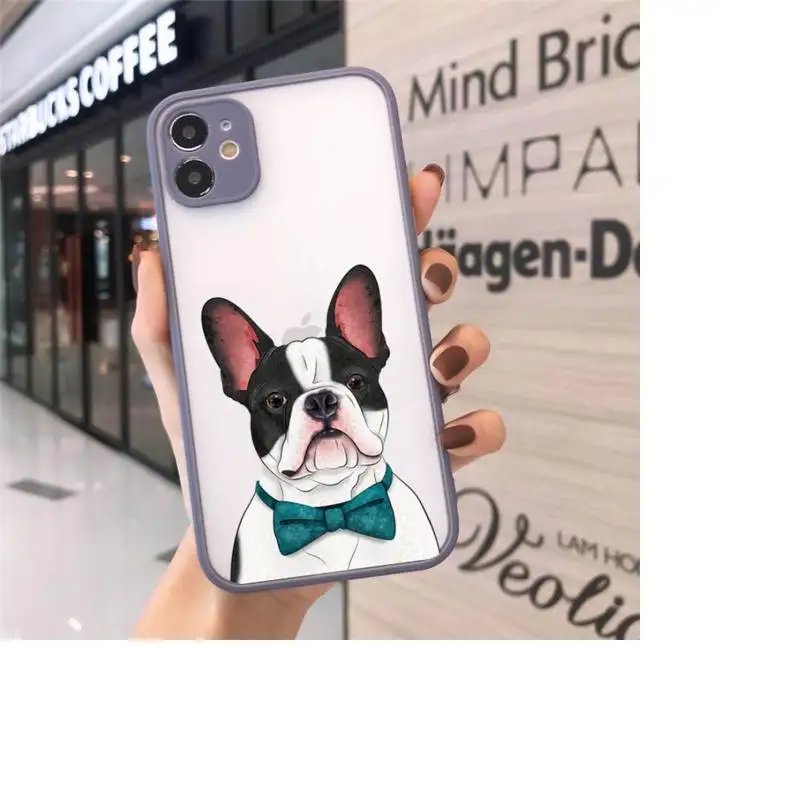 Pug Dog French Bulldog luxury design Phone Case shell matte transparent For iphone 7 8 11 12 plus mini x xs xr pro max cover
Pug Dog French Bulldog luxury design Phone Case shell matte transparent For iphone 7 8 11 12 plus mini x xs xr pro max cover