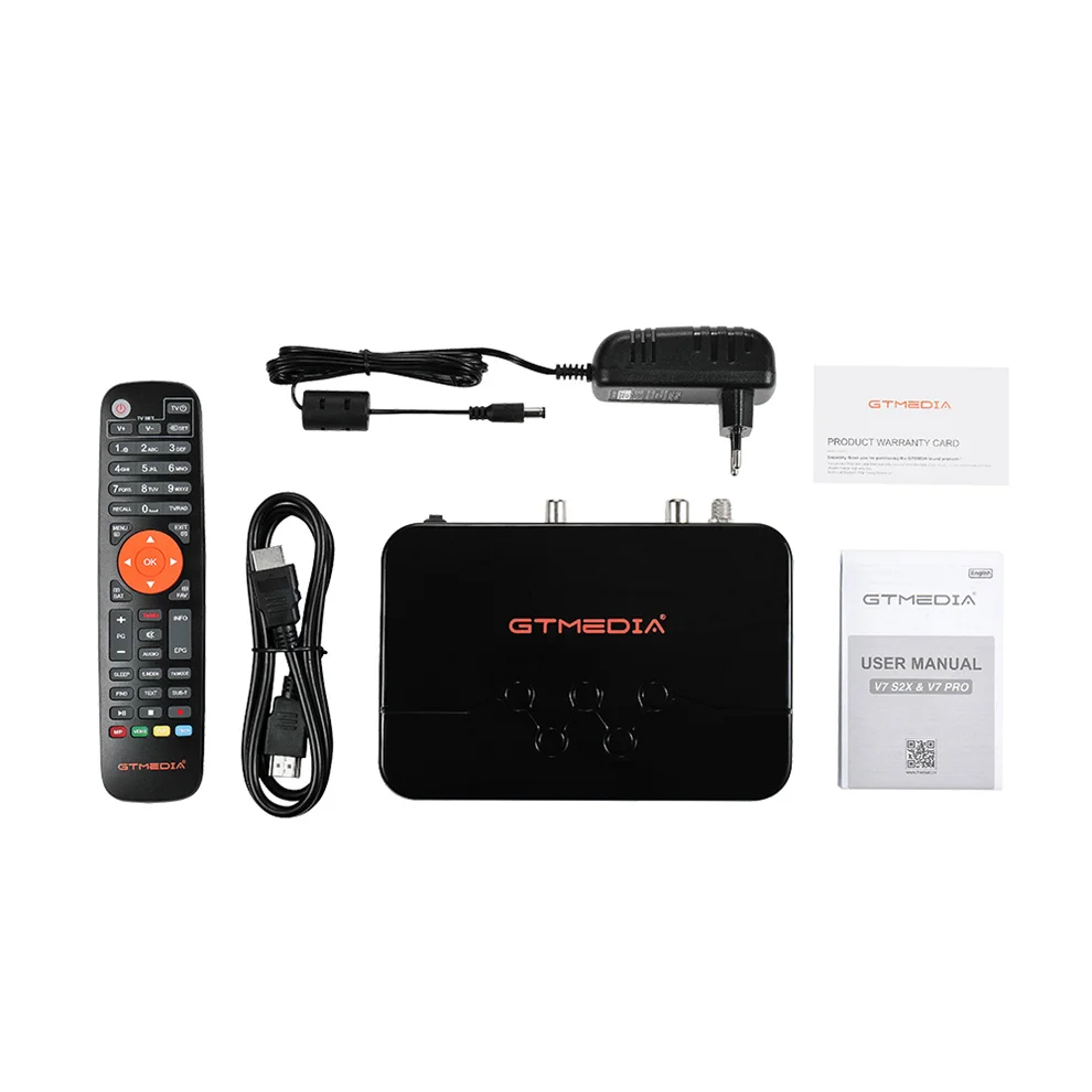 New GTMEDIA V7 Pro Satellite TV Receiver DVB-S2 S2X T2 Combo H.265 HEVC 10bit USB WiFi Ccam CA Card Slot TV BOX PK V7 PLUS V7S
New GTMEDIA V7 Pro Satellite TV Receiver DVB-S2 S2X T2 Combo H.265 HEVC 10bit USB WiFi Ccam CA Card Slot TV BOX PK V7 PLUS V7S
