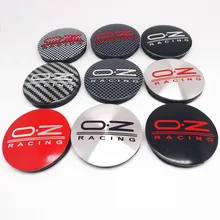 4pcs 55mm M582 OZ Racing Wheel Hub Rim Center Cap Cover Emblem Badge Sticker Accessories