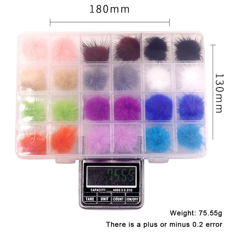 24pcs/Box 2.7cm Puffy Nail Charm Pompoms Nail Fashion Hairball Polish Manicure DIY Decors Detachable Magnet Ball
24pcs/Box 2.7cm Puffy Nail Charm Pompoms Nail Fashion Hairball Polish Manicure DIY Decors Detachable Magnet Ball
