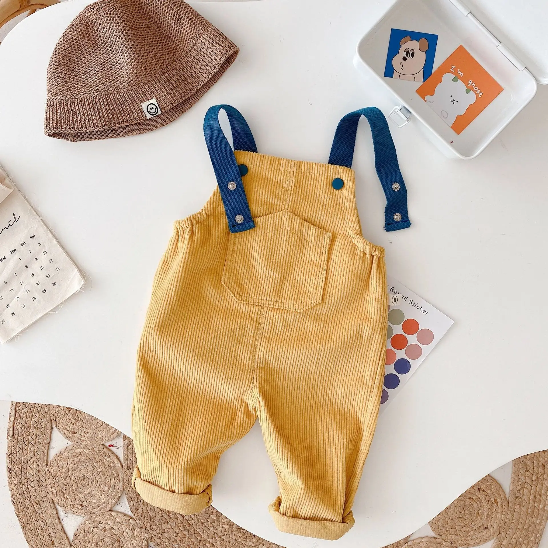 Boys Jumpsuits Kids Overalls Clothes Patchwork Pockets Corduroy Children Romper Loose Outfits Clothing
Boys Jumpsuits Kids Overalls Clothes Patchwork Pockets Corduroy Children Romper Loose Outfits Clothing