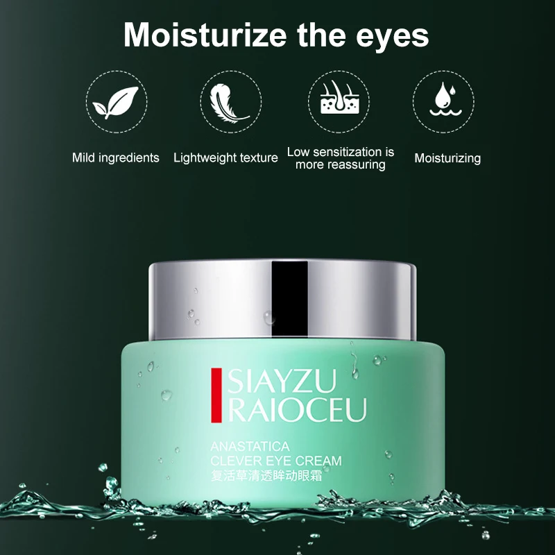 Resurrection Grass Refreshing Eye Cream Moisturizing Fades fine Lines Improving skin Remove Dark Eye Circle Eye Care TSLM1
Resurrection Grass Refreshing Eye Cream Moisturizing Fades fine Lines Improving skin Remove Dark Eye Circle Eye Care TSLM1