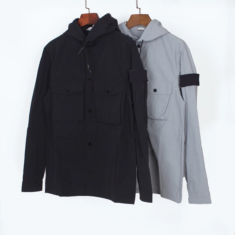 Осенняя мужская Тонкая куртка серии призраков, мужские комбинезоны, рубашка, куртка с капюшоном на пуговицах
Осенняя мужская Тонкая куртка серии призраков, мужские комбинезоны, рубашка, куртка с капюшоном на пуговицах