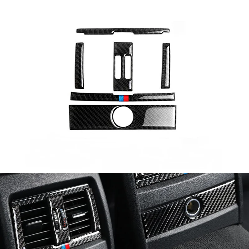Car Carbon Fiber Center Console Air Outlet Air Condition Vent Decorative Cover Frame Stickers for BMW F30 F34 2013 2014 2015
Car Carbon Fiber Center Console Air Outlet Air Condition Vent Decorative Cover Frame Stickers for BMW F30 F34 2013 2014 2015