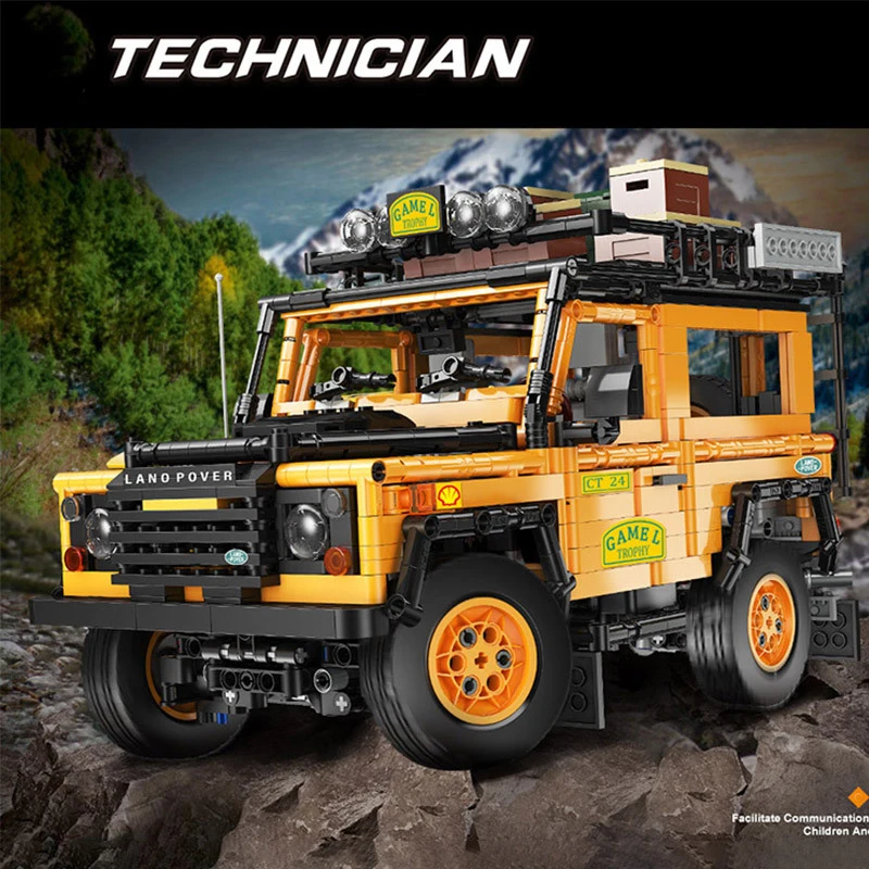 2126 шт. новая высокотехнологичная модель автомобиля Land Rover, строительные блоки, наборы спортивных транспортных средств для внедорожников, ки...
2126 шт. новая высокотехнологичная модель автомобиля Land Rover, строительные блоки, наборы спортивных транспортных средств для внедорожников, ки...