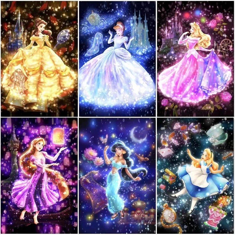 Disney 5D Diy diamond painting mosaic cartoon princess diamond embroidery cross stitch kit full square home decoration gift
Disney 5D Diy diamond painting mosaic cartoon princess diamond embroidery cross stitch kit full square home decoration gift
