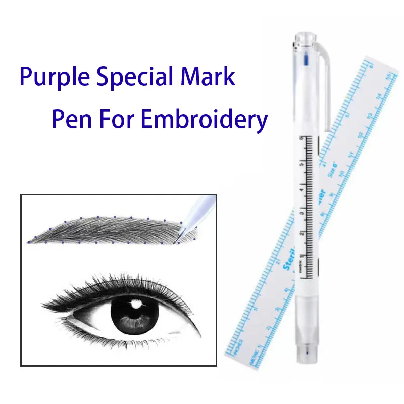 1Pcs Medical Surgical Scribe Pen Purple Eyebrow Piercing Marker Pen Sterile Surgical Ruler Permanent Tattoo Beauty Accessories
1Pcs Medical Surgical Scribe Pen Purple Eyebrow Piercing Marker Pen Sterile Surgical Ruler Permanent Tattoo Beauty Accessories