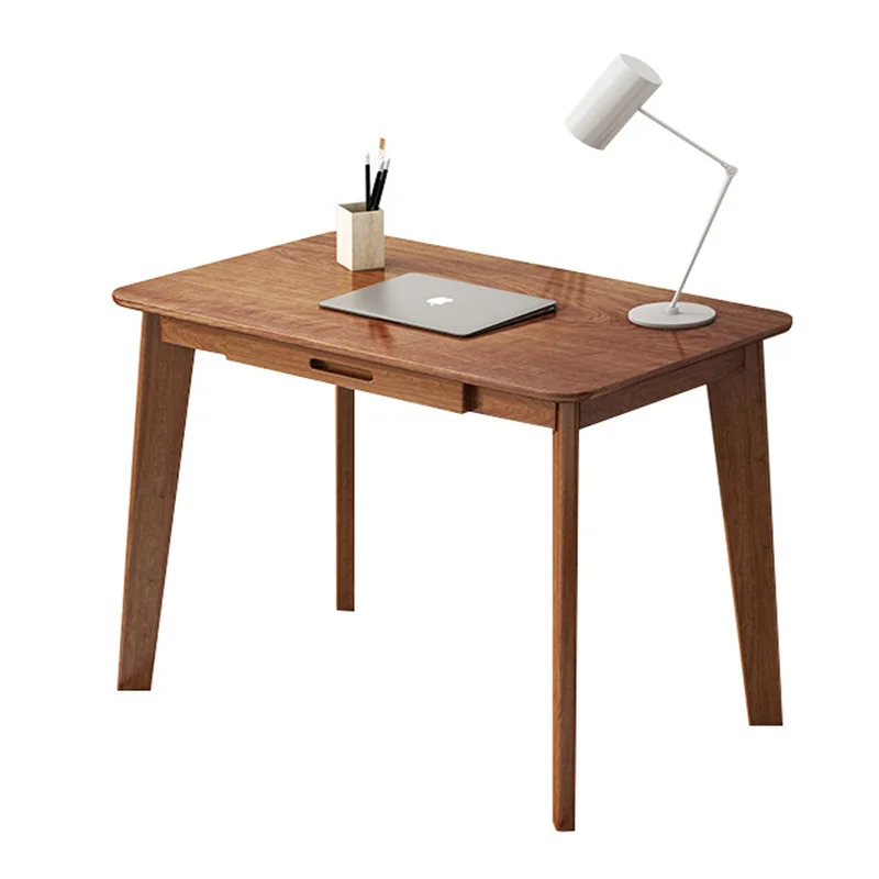 

Многофункциональный и Прочный Письменный стол из массива дерева, простой и стильный, 2 шт., офисная мебель с ящиками