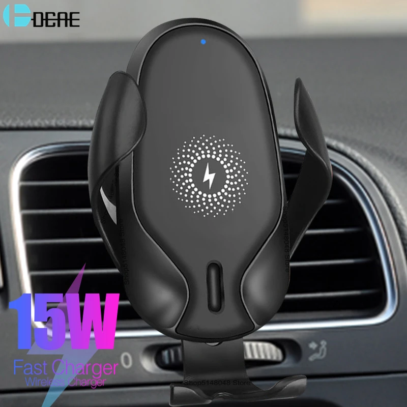 15 Вт беспроводное автомобильное зарядное устройство Qi Быстрая зарядка крепление на вентиляционное отверстие Быстрая зарядка для iPhone 13 12 11 ... 
15 Вт беспроводное автомобильное зарядное устройство Qi Быстрая зарядка крепление на вентиляционное отверстие Быстрая зарядка для iPhone 13 12 11 ...