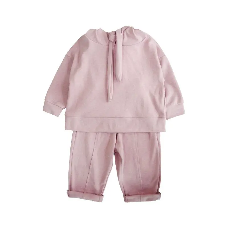 2Pcs Children Girls Clothing Set Long Sleeve Solid Color Cotton Hooded+ Trousers Frenulum Sweater Pants Tracksuit Set 3-8T
2Pcs Children Girls Clothing Set Long Sleeve Solid Color Cotton Hooded+ Trousers Frenulum Sweater Pants Tracksuit Set 3-8T
