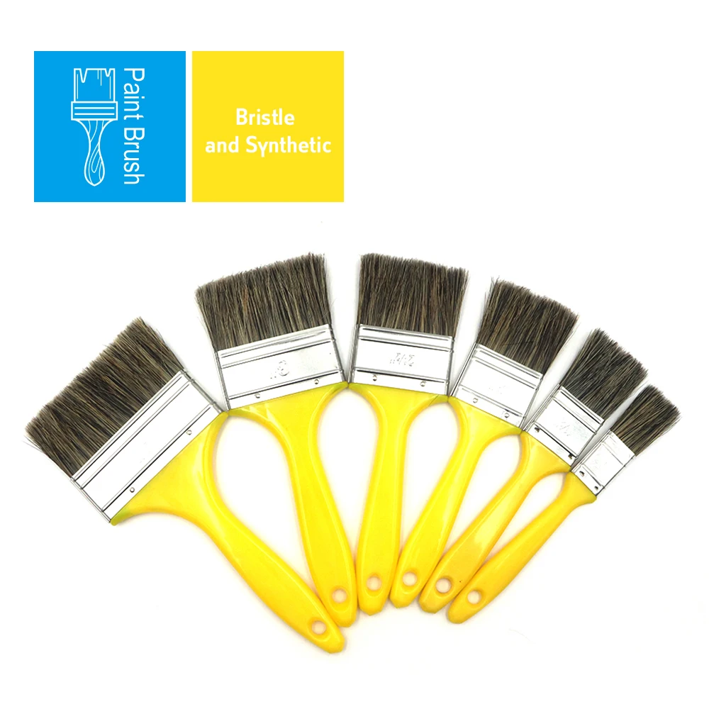 BRAKEMAN Household Paint Brushes painting for DIY Plastic Handle for walls Brushing Painting Cleaning 6pcs set 1 2 3 4 1.5 2.5
BRAKEMAN Household Paint Brushes painting for DIY Plastic Handle for walls Brushing Painting Cleaning 6pcs set 1 2 3 4 1.5 2.5