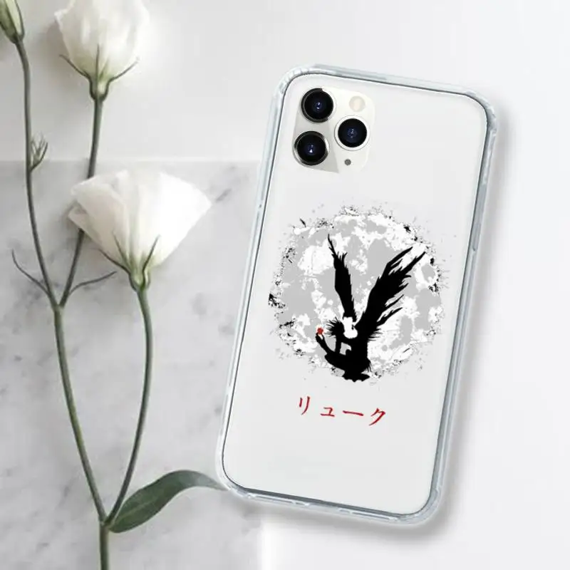 Anime Manga Death Note Ryuk Phone Case Transparent for iPhone 11 12 mini pro XS MAX 8 7 6 6S Plus X 5S SE 2020 XR
Anime Manga Death Note Ryuk Phone Case Transparent for iPhone 11 12 mini pro XS MAX 8 7 6 6S Plus X 5S SE 2020 XR