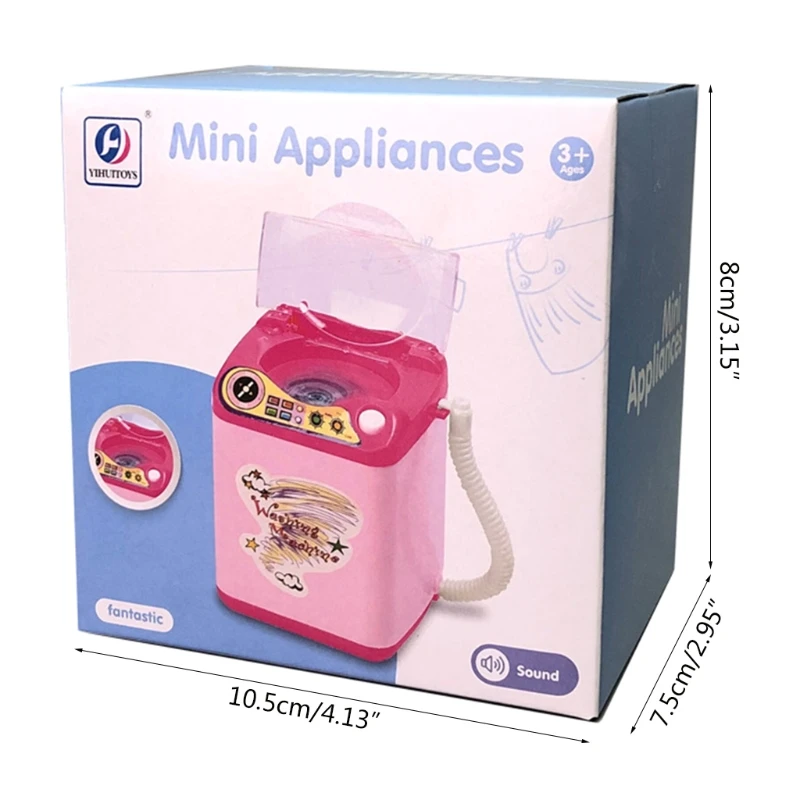 1Pack Simulated Mini Washing Machine with Laundry Accessories Pretend Play Interactive & Educational Housekeeping Toy 
1Pack Simulated Mini Washing Machine with Laundry Accessories Pretend Play Interactive & Educational Housekeeping Toy
