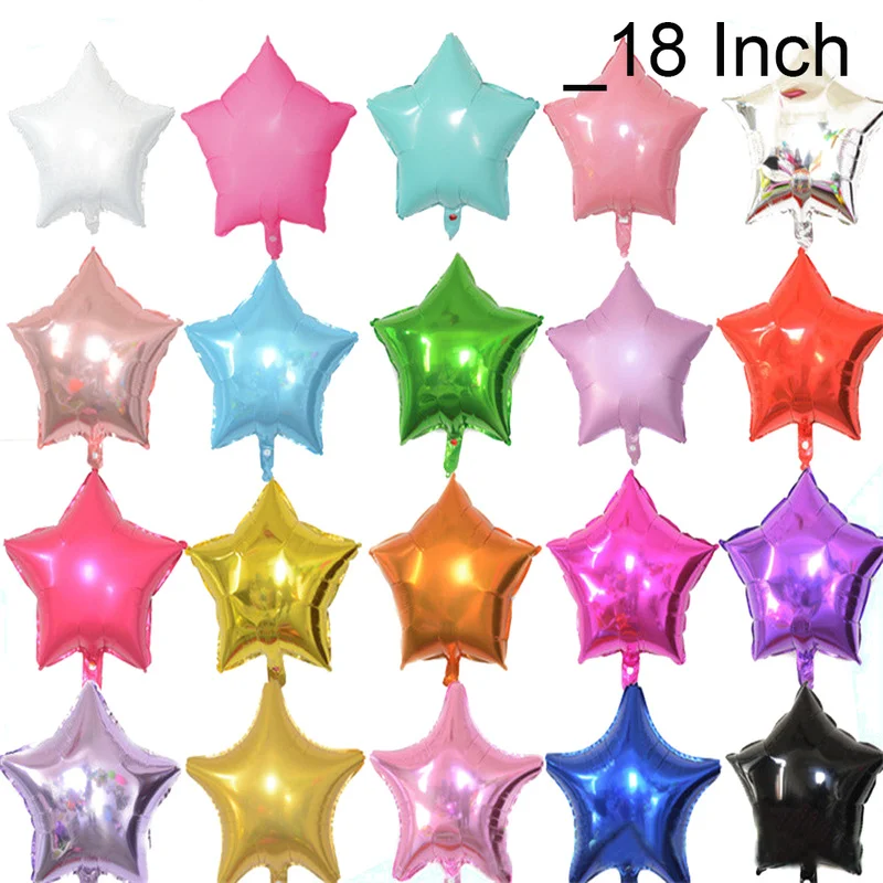 5pcs/set Solid Color 18inch Cute Star-shaped Foil Balloon Wedding Decoration Birthday Party Baby Shower Balloon Decoration Toy
5pcs/set Solid Color 18inch Cute Star-shaped Foil Balloon Wedding Decoration Birthday Party Baby Shower Balloon Decoration Toy