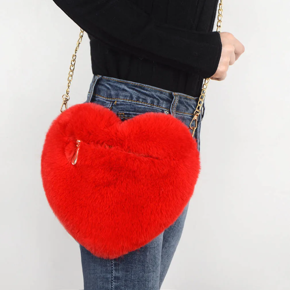 2021 Fashion Women's Heart Shaped Handbags Cute Kawaii Faux Fur Crossbody Bags Wallet Purse Chain Shoulder Bag Lady Handbag
2021 Fashion Women's Heart Shaped Handbags Cute Kawaii Faux Fur Crossbody Bags Wallet Purse Chain Shoulder Bag Lady Handbag
