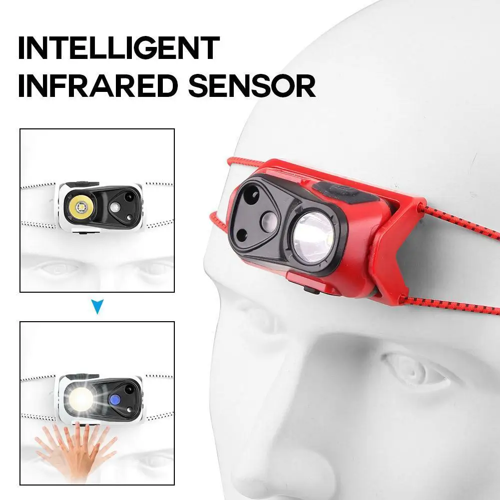 Portable Mini Head Light Rechargeable 4 Lighting Modes With USB LED Headlight Super Bright Red Lights Waterproof
Portable Mini Head Light Rechargeable 4 Lighting Modes With USB LED Headlight Super Bright Red Lights Waterproof