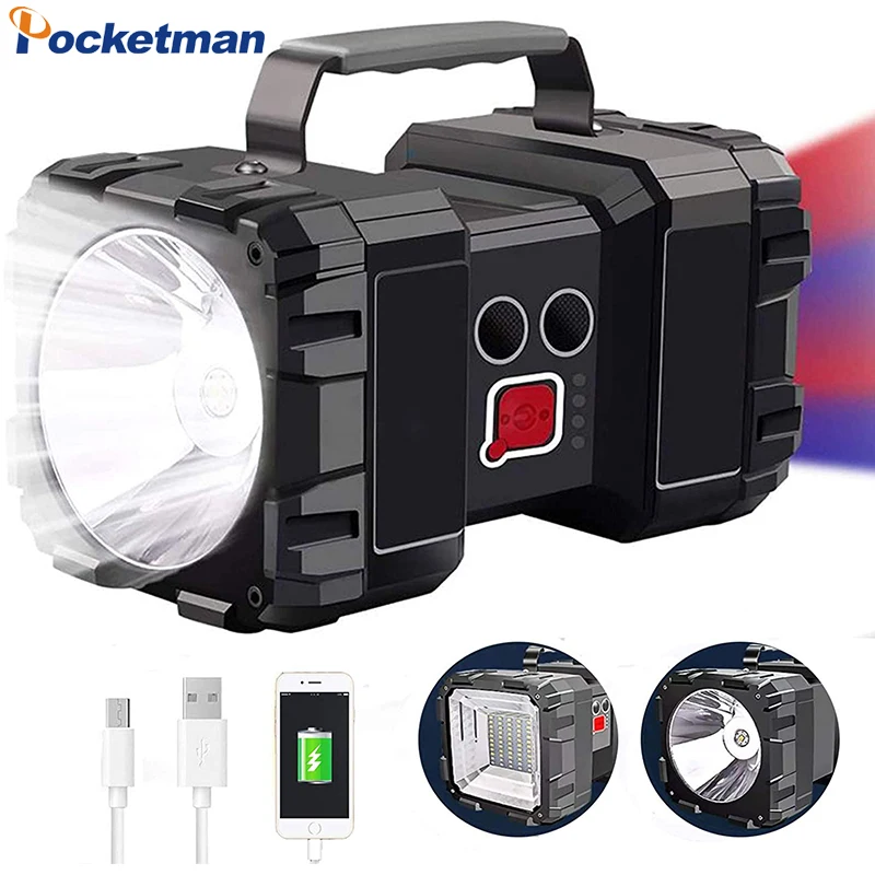 500W USB Rechargeable LED Work Light XHP70 Double Head Waterproof Flashlight Inspection Spotlight 10000MAh Built-in Battery
500W USB Rechargeable LED Work Light XHP70 Double Head Waterproof Flashlight Inspection Spotlight 10000MAh Built-in Battery