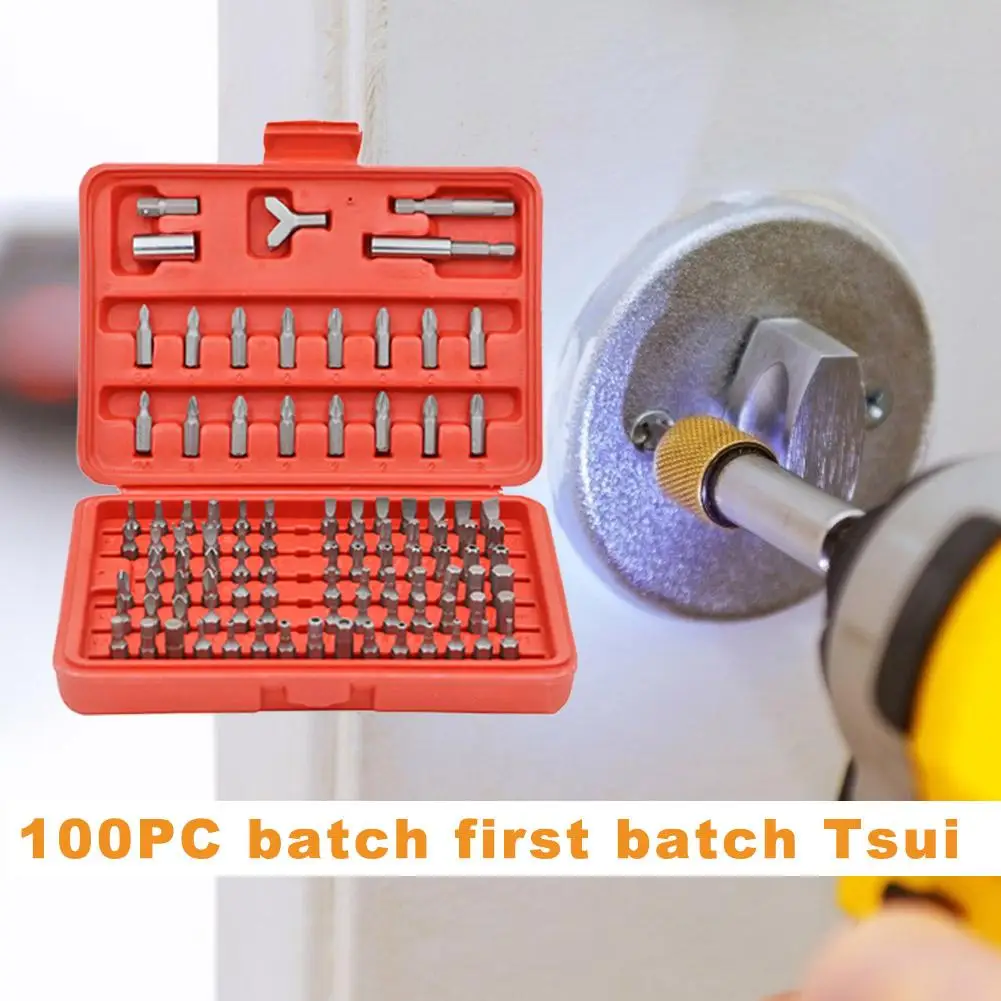 100pcs Chrome Vanadium Steel Electric Screwdriver Head Set Cross Slotted Head Power-driven Screwdriver Bits Power Tool Sets
100pcs Chrome Vanadium Steel Electric Screwdriver Head Set Cross Slotted Head Power-driven Screwdriver Bits Power Tool Sets
