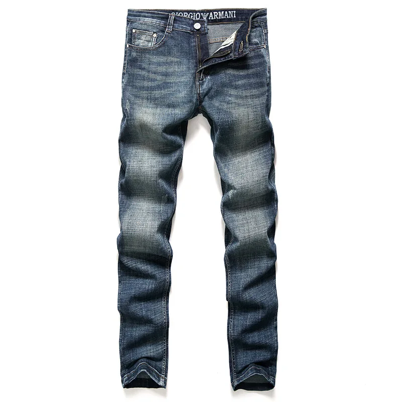 2021 new jeans Korean men's elastic casual Slim small foot light long pants fashion brand
2021 new jeans Korean men's elastic casual Slim small foot light long pants fashion brand