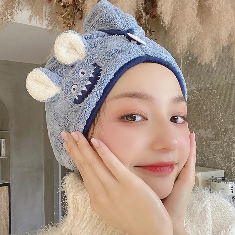 Hair Turban Quick Dry Bath Hair Drying Towel Head Wrap Hat Cap Bathing Tool Cartoon Pattern Hooded Towels For Kid Women Girl
Hair Turban Quick Dry Bath Hair Drying Towel Head Wrap Hat Cap Bathing Tool Cartoon Pattern Hooded Towels For Kid Women Girl