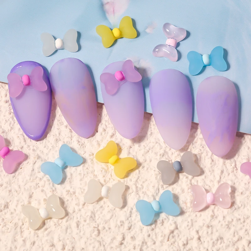 10PCS Sweet Grind Arenaceous Bowknot Nail Art Charm Colorful 3D DIY Manicure Tips Accessories Charms
10PCS Sweet Grind Arenaceous Bowknot Nail Art Charm Colorful 3D DIY Manicure Tips Accessories Charms