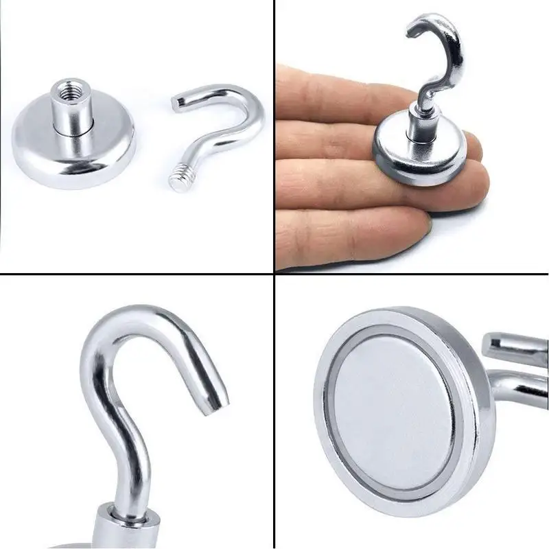 1 Pcs Magnetic Hook Powerful Magnet Hook Suction Wall Holder Support Hardware Magnetic Holder Tool Silver Metal Household Hook 
1 Pcs Magnetic Hook Powerful Magnet Hook Suction Wall Holder Support Hardware Magnetic Holder Tool Silver Metal Household Hook