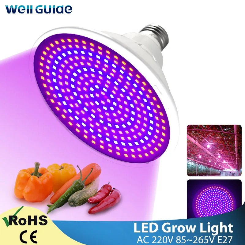 LED Grow Light E27 Lampada LED Lamp Full Spectrum 80W 50W 30W 4W AC220V 240V Indoor Plant Grow Lamp IR UV Flowering Hydroponics
LED Grow Light E27 Lampada LED Lamp Full Spectrum 80W 50W 30W 4W AC220V 240V Indoor Plant Grow Lamp IR UV Flowering Hydroponics
