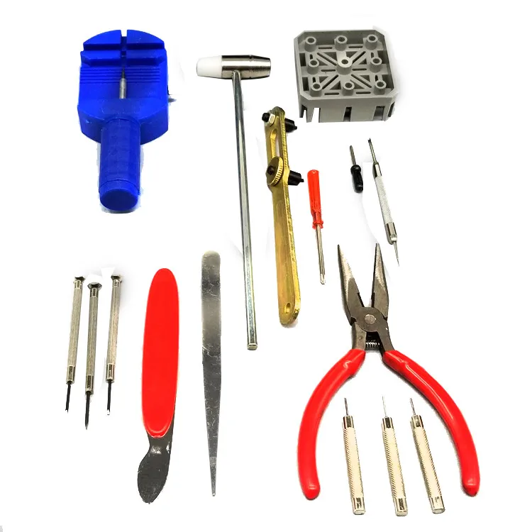16pcs Watch Repair Kit Set Wrist Strap Adjust Pin Tool Kit Repair Disassembly Tool SEC88
16pcs Watch Repair Kit Set Wrist Strap Adjust Pin Tool Kit Repair Disassembly Tool SEC88